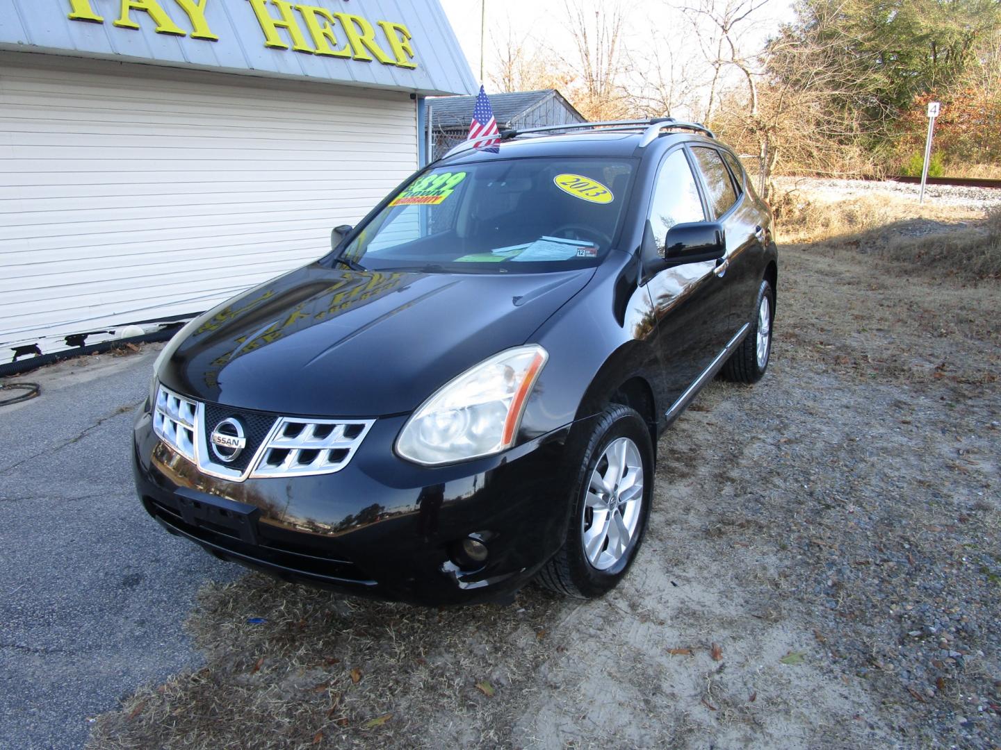 2013 Black Nissan Rogue (JN8AS5MV3DW) , located at 2553 Airline Blvd, Portsmouth, VA, 23701, (757) 488-8331, 36.813889, -76.357597 - Photo#1